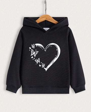 White Butterflies Hood